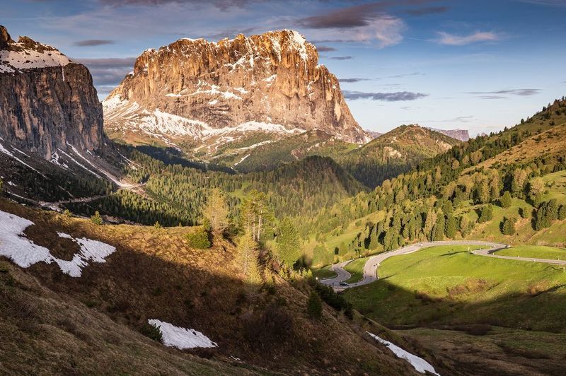 Утро в Доломитах фото превью
