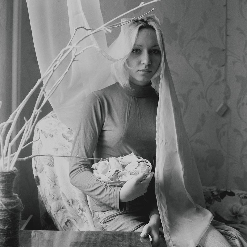 film rolleiflex kodak Портрет с ракушками фото превью