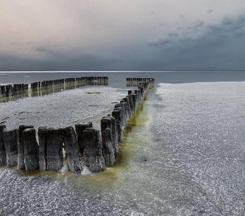 весна, озеро, пейзаж, природа, соль, эльтон Эльтон фото превью