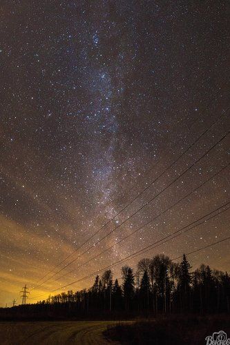 Млечный Путь в Талдомском районе Московской области.