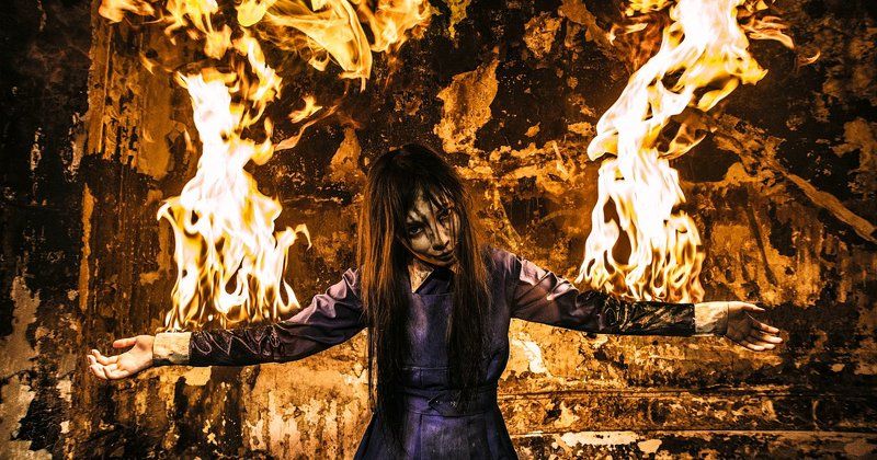 alessa, cosplay, fire, nurse, piramidhead, silient hill Silient hill фото превью