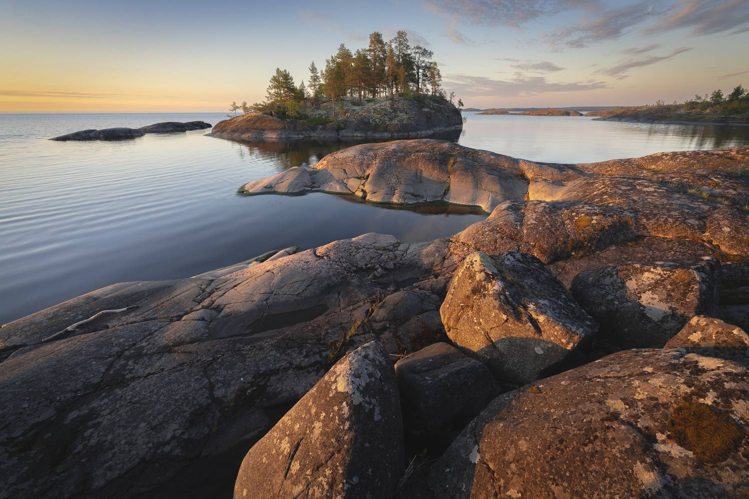 ладожские шхеры, пейзаж, восход, Mikhail Ioannisian
