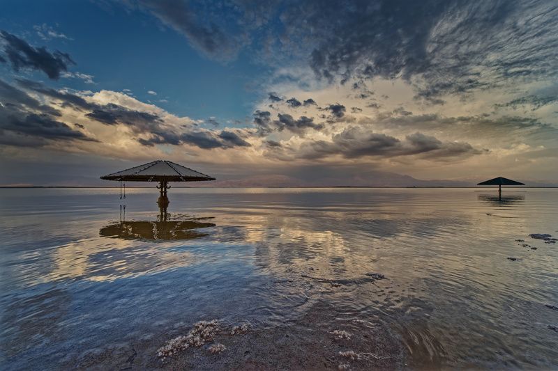 The Dead Sea, Sunset фото превью