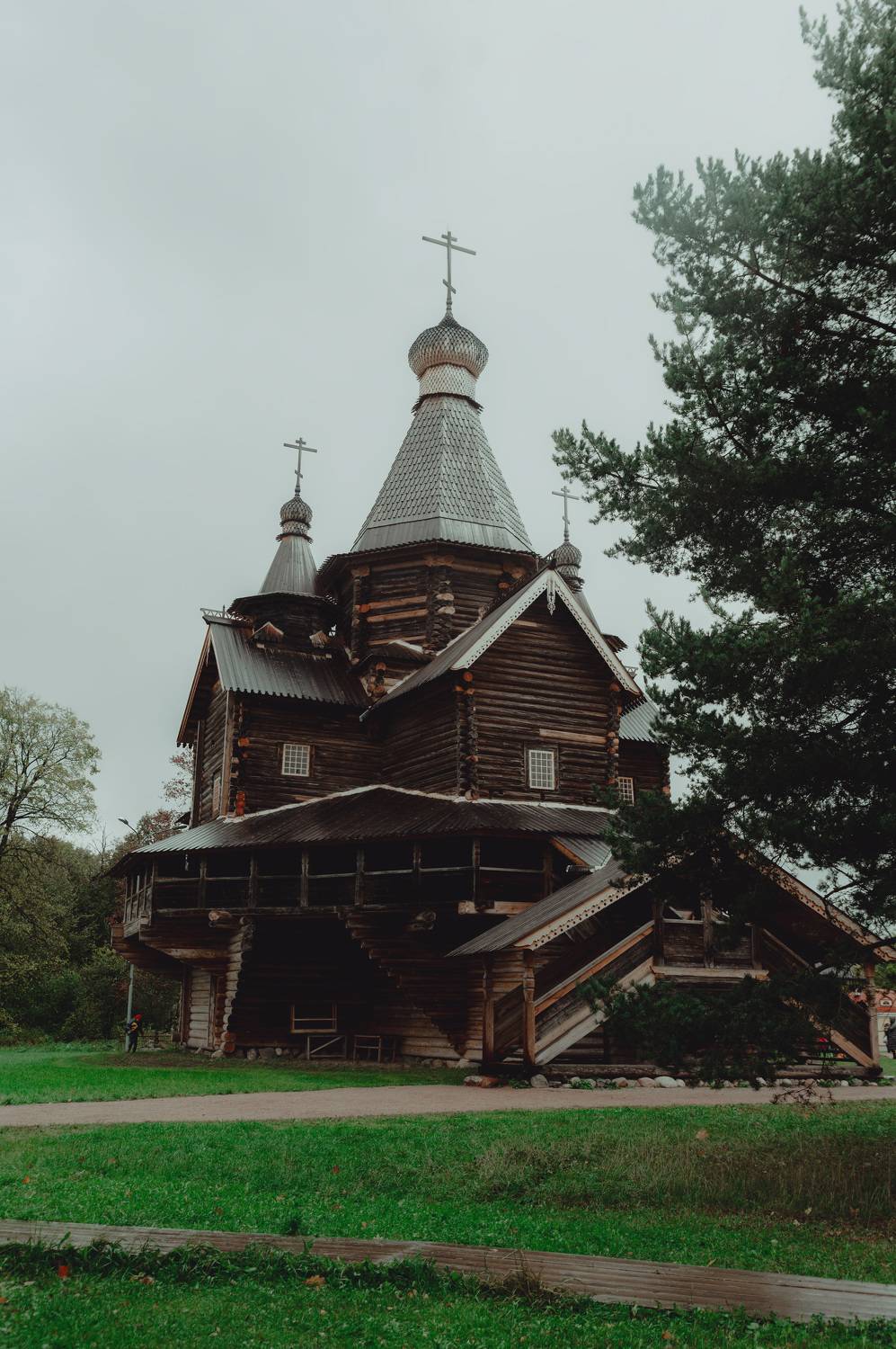 wooden, archiecture, historical, northern, church,, Бугримов Егор