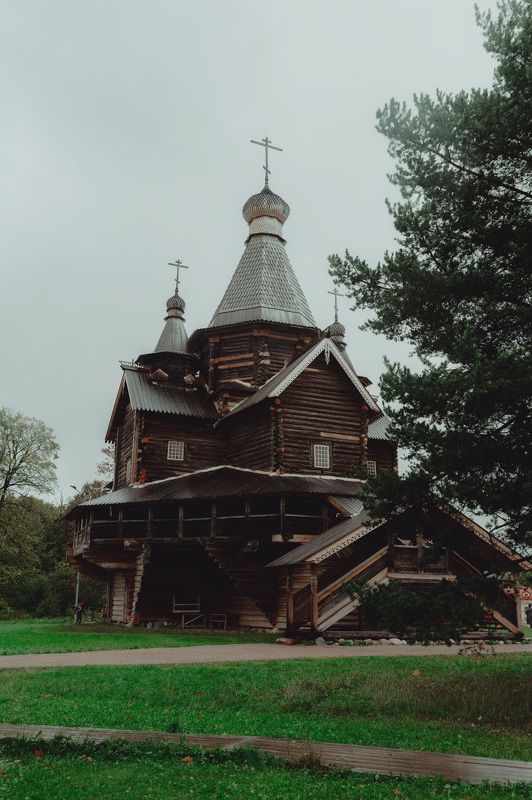wooden, archiecture, historical, northern, church, Витославлицы. фото превью