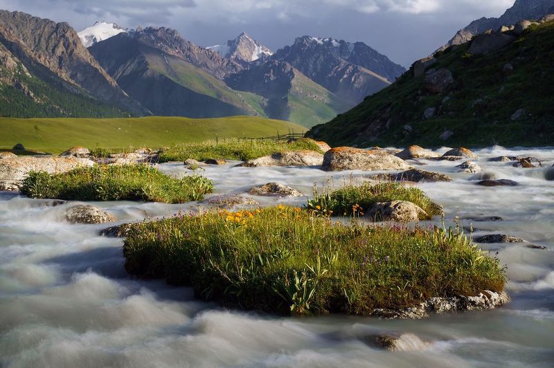 Быстрые горные реки фото превью