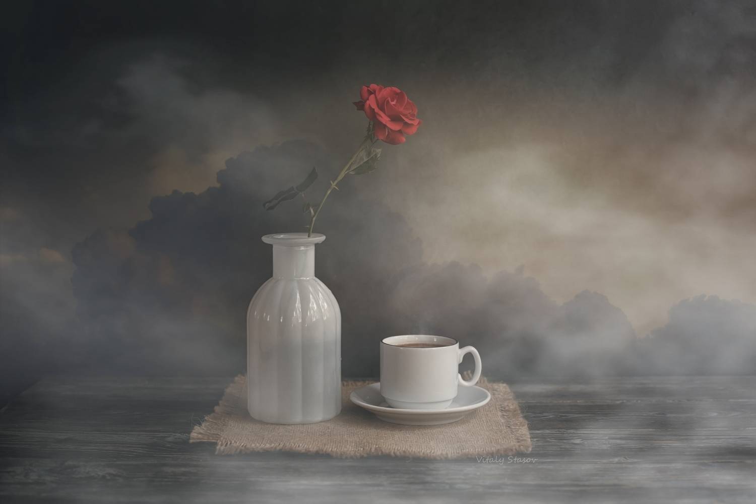 дзен, натюрморт, созерцание, сны, кофе, цветы, облака, zen, still life, contemplation, dreams, coffee, flowers, clouds, Стасов Виталий