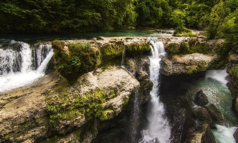 водопад, завораживающая красота. Водопад Мегрелии. фото превью