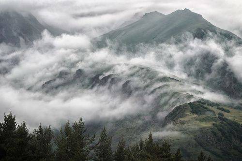 Clouds Over The Mountains
