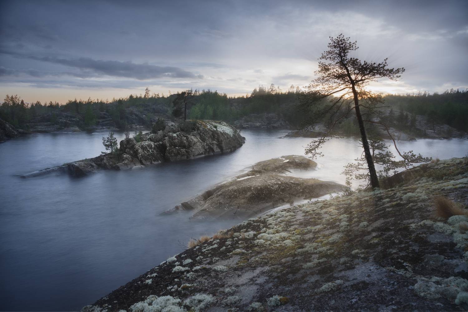 национальный парк ладожские шхеры карелия лахденпохья ладога белые ночи закат ладожское озеро, Шишкин Дмитрий
