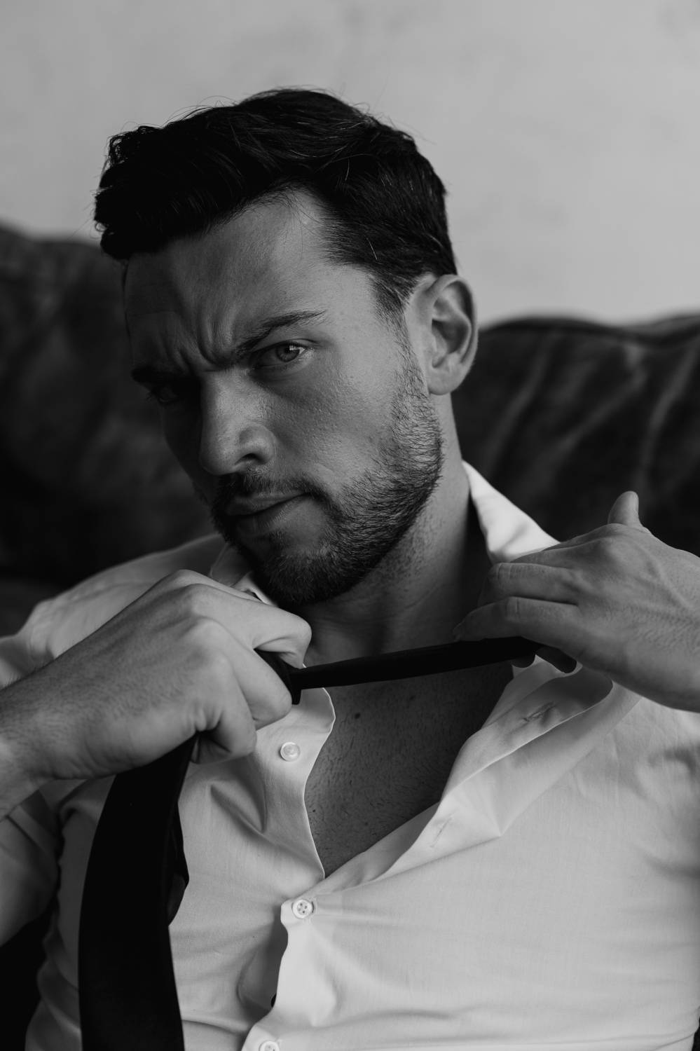 мужчина, мужская съемка, мужской портрет, черно-белая фотография, male, male portrait, Ольга Брагида