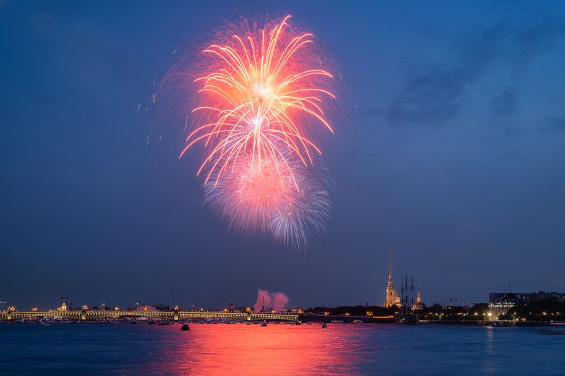 санкт-петербург день вмф салют праздник Салют над Невой фото превью