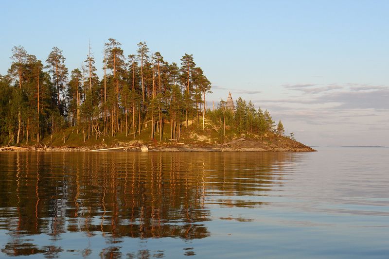 карелия, сегозеро Вечер на Сегозере фото превью