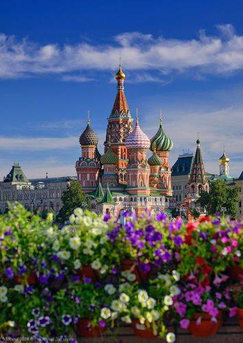 Москва. Покровский собор на Красной площади.