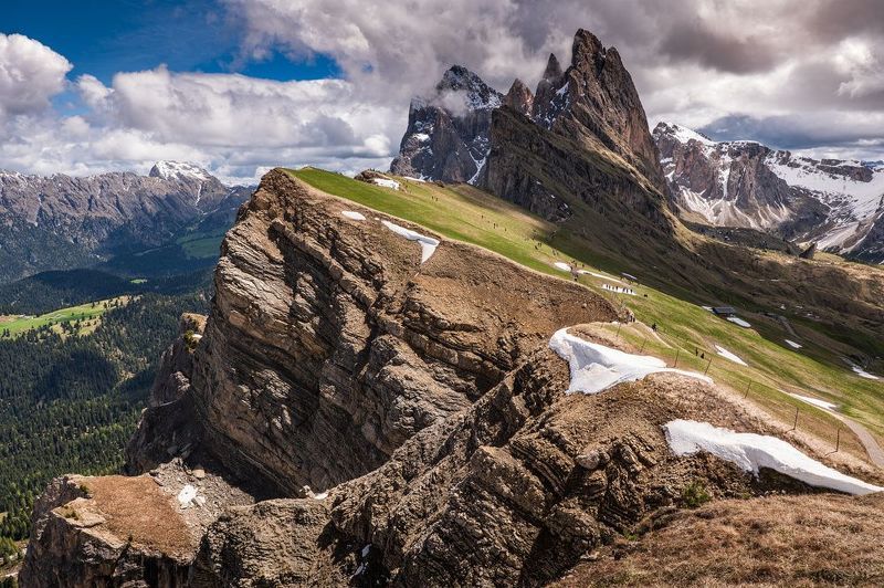 Dolomites. Seceda фото превью