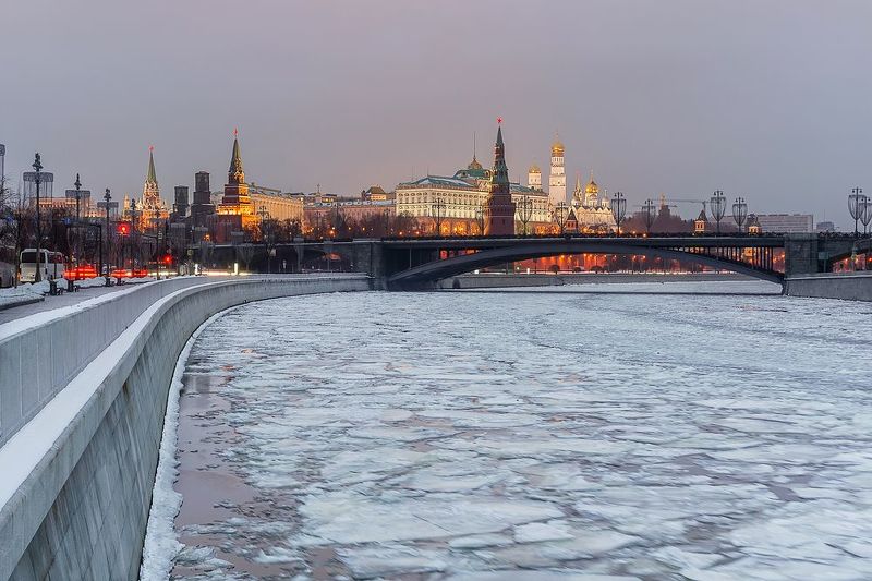 Москва зимой фото превью