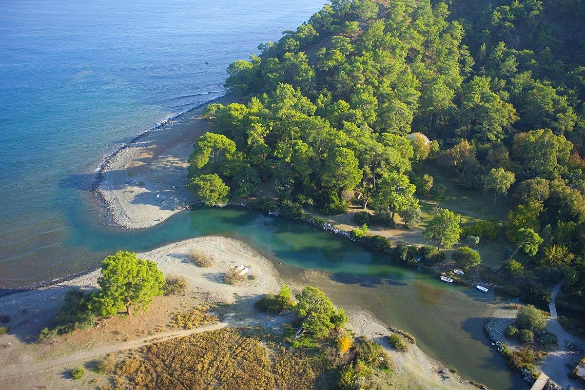 Средиземное море, Турция, Кереш, аэро, школа Бертрана, aerial, school Bertrand, Борис Резванцев