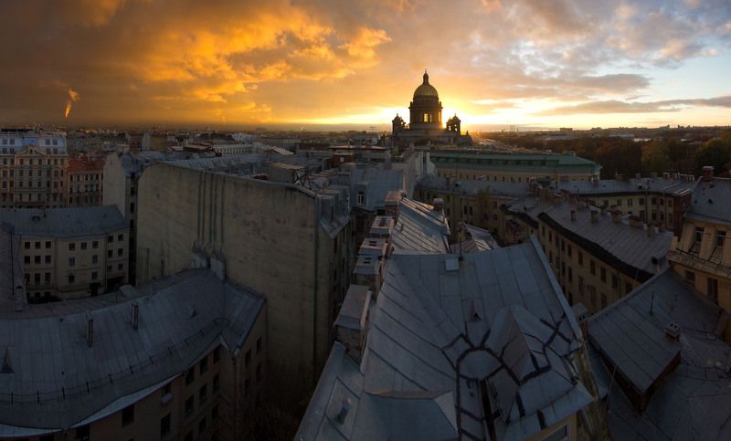 питер санкт-петербург крыши  Санкт-Петербург фото превью