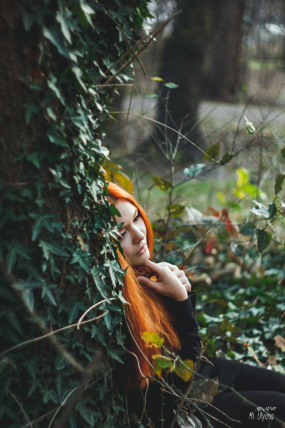 гелиос, плющ, лес, ginger, redhead, helios, Ульяна Буканова (Мизинова)