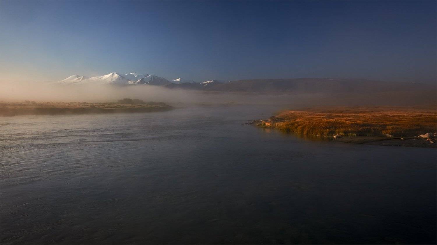 алтай, укок, ак-алаха, табын-богдо-ола, туман, утро, alos