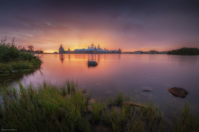 соловки, закат, пейзаж, кремль Северный Зурбаган фото превью