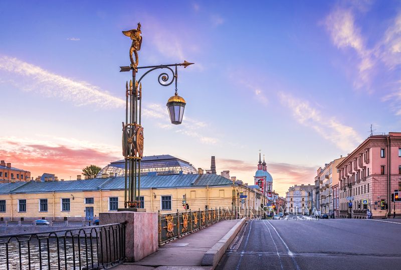 Пантелеймоновский мост в Санкт-Петербурге фото превью