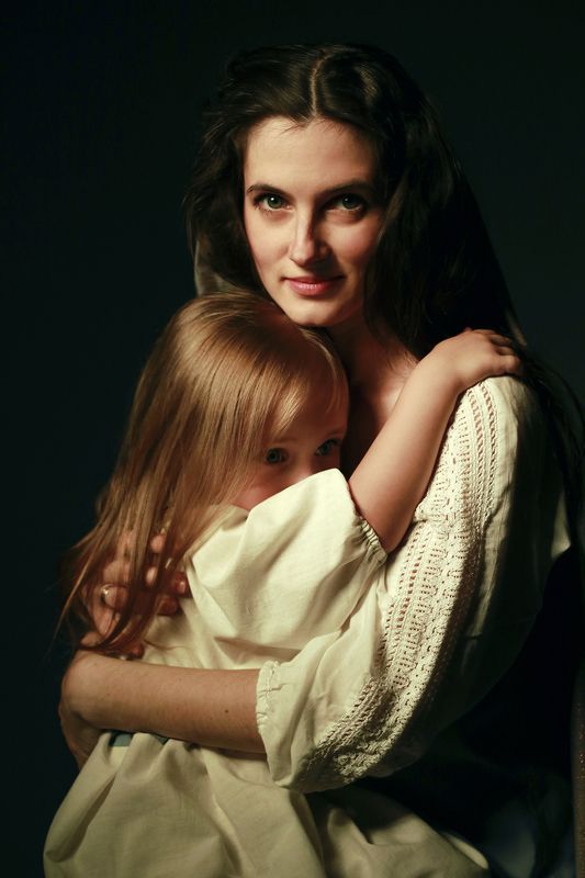 girl, model, mother, child, portrait, photography, motherhood, fine art, портрет, фотография, материнство Motherhood фото превью