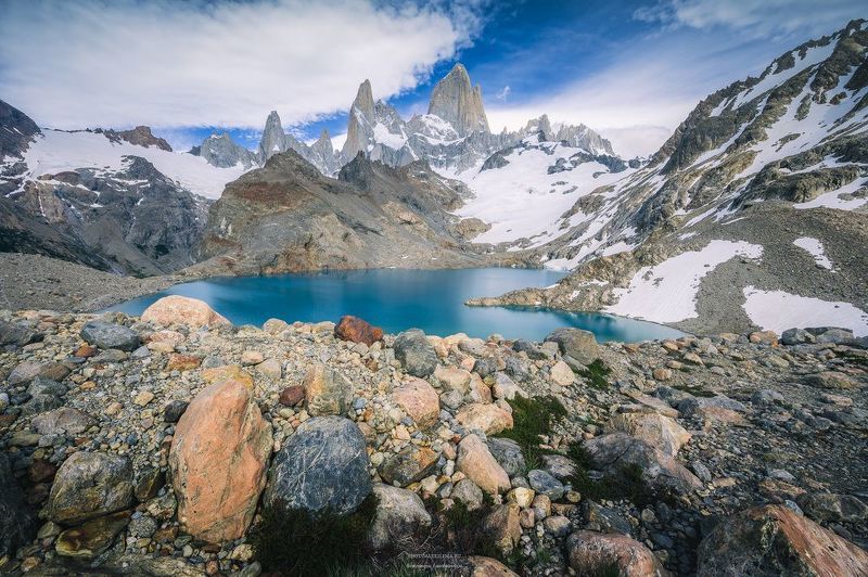 Laguna de los Tres, лагуна, де-лос-трес, фицрой, патагония, аргентина, горы, путешествия Камни и вершины фото превью