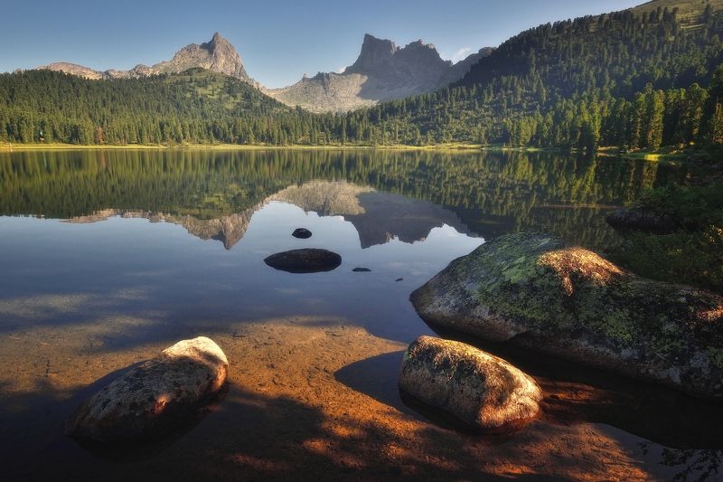 Саяны, Красноярский край Утренний свет фото превью