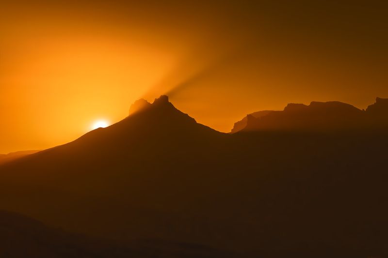 Закатные силуэты фото превью