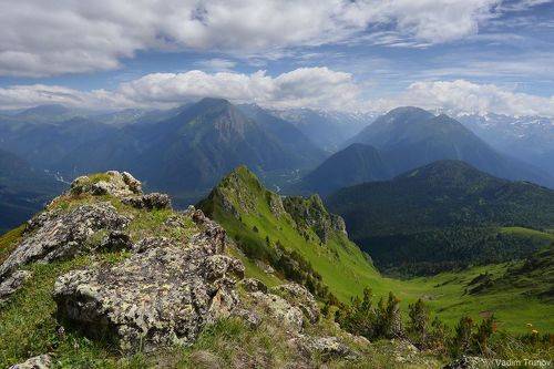 В горах Кавказа