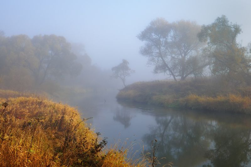 Осеннее утро фото превью