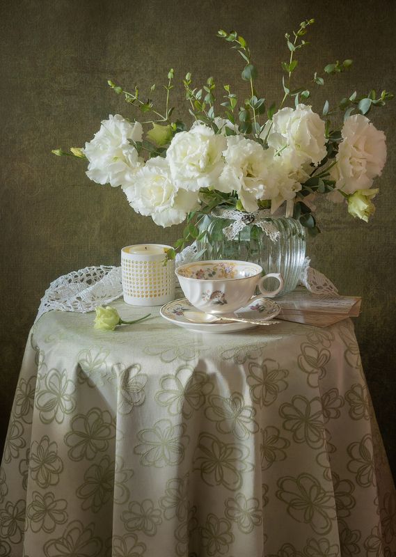 Букет нежных эустом. фото превью