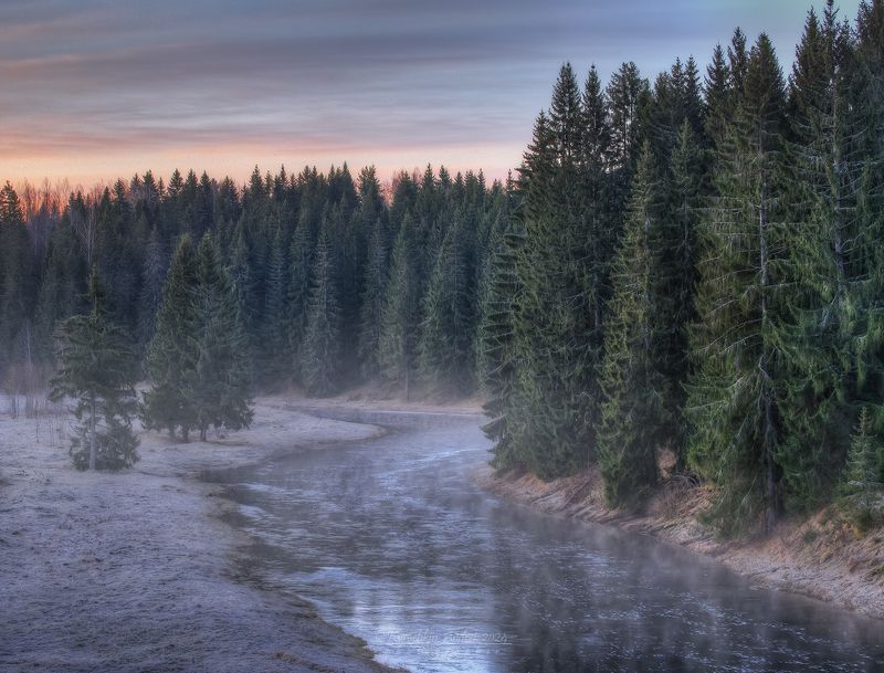 Холодное апрельское утро... фото превью