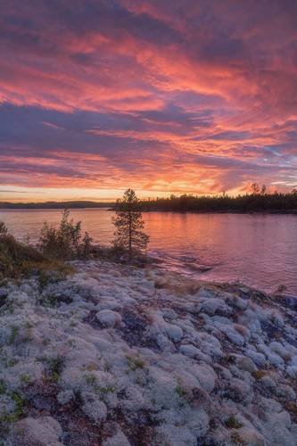 Закат на Ладоге