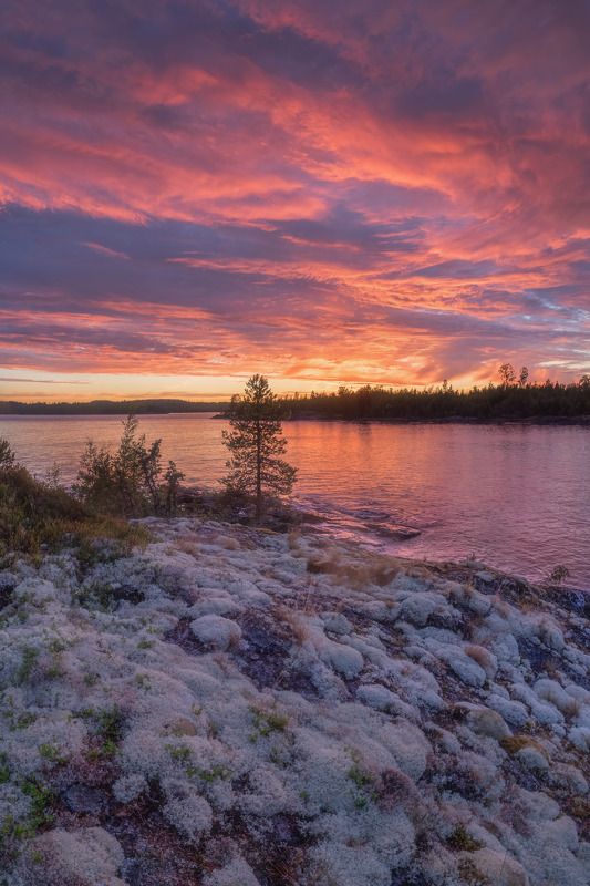 ладога шхеры Закат на Ладоге фото превью