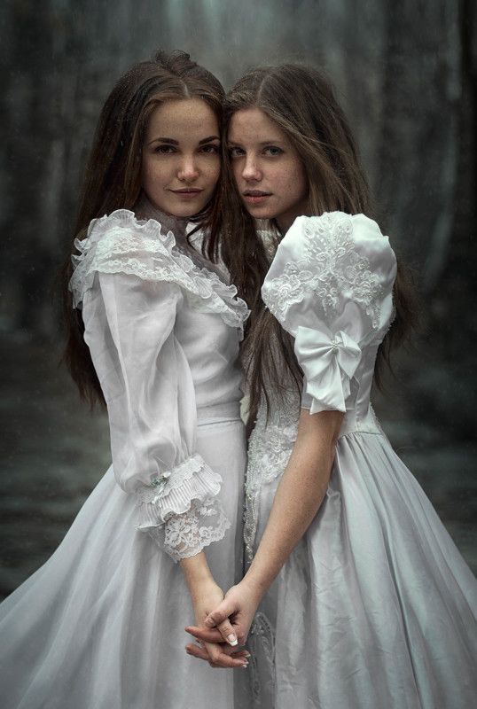 девушка, портрет, лес, сказка, веснушки ... фото превью