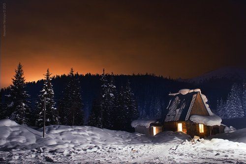 Зима в горах