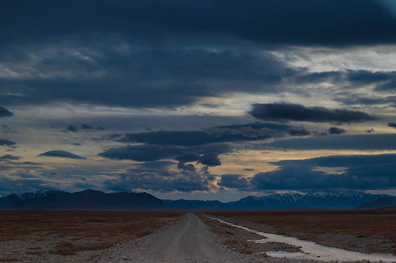дорога, путь, тундра, Труфанов Евгений