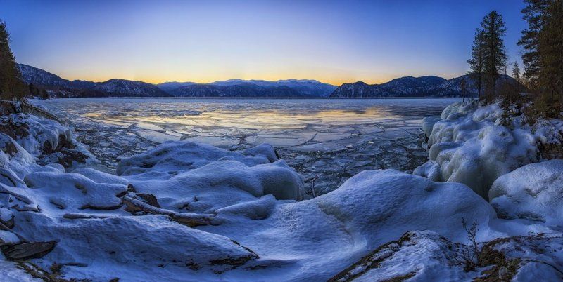 раннее утро на телецком фото превью