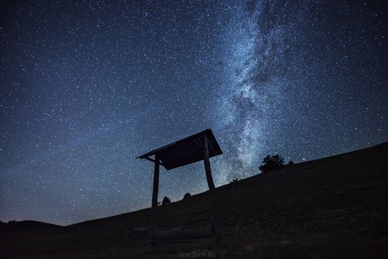 Astrophotography, Forgotten, Galaxy, Milky way, Night landscape, Night sky Демир-Капу.... фото превью