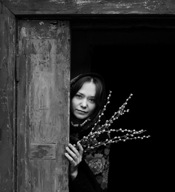 портрет с вербой ll фото превью