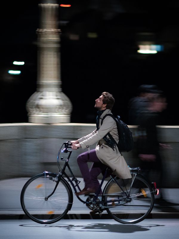 bicycle, night, street, streetphotography, stranger, bike Poet фото превью