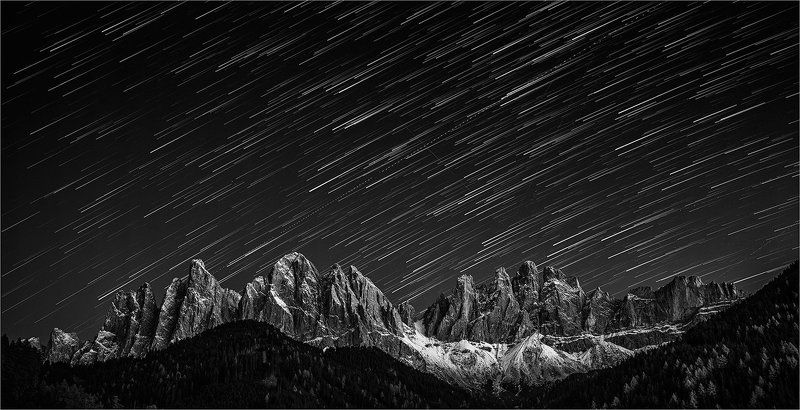 Звездопад в Доломитах фото превью