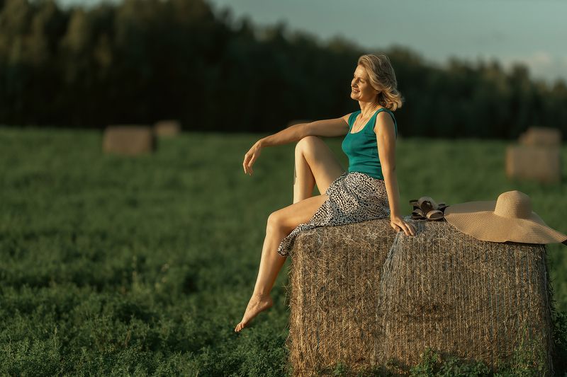 Летний вечер фото превью