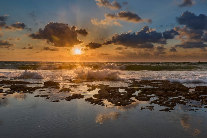 Mediterranean Sea, Sunset фото превью
