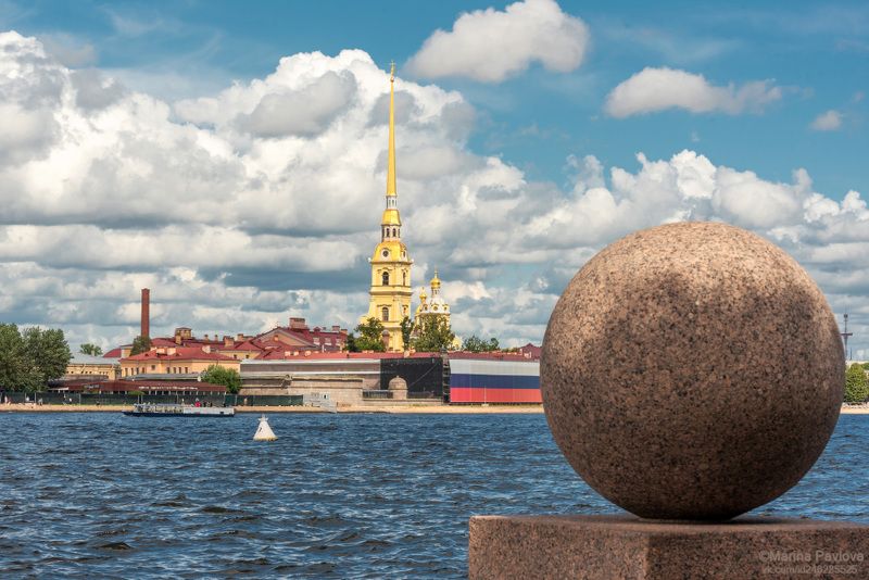 город, архитектура, санкт- петербург, река большая нева, летний петербург, петропавловская крепость, стрелка васильевского острова, всемирный день фотографии Летний Петербург. Петропавловская крепость фото превью