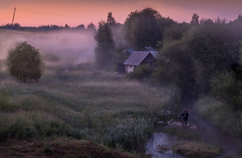 вологодская область, ферапонтово, ferapontovo, vologda region, нд, русский север, когда не спится, туман, туманы, туманы нд Предрассветное фото превью