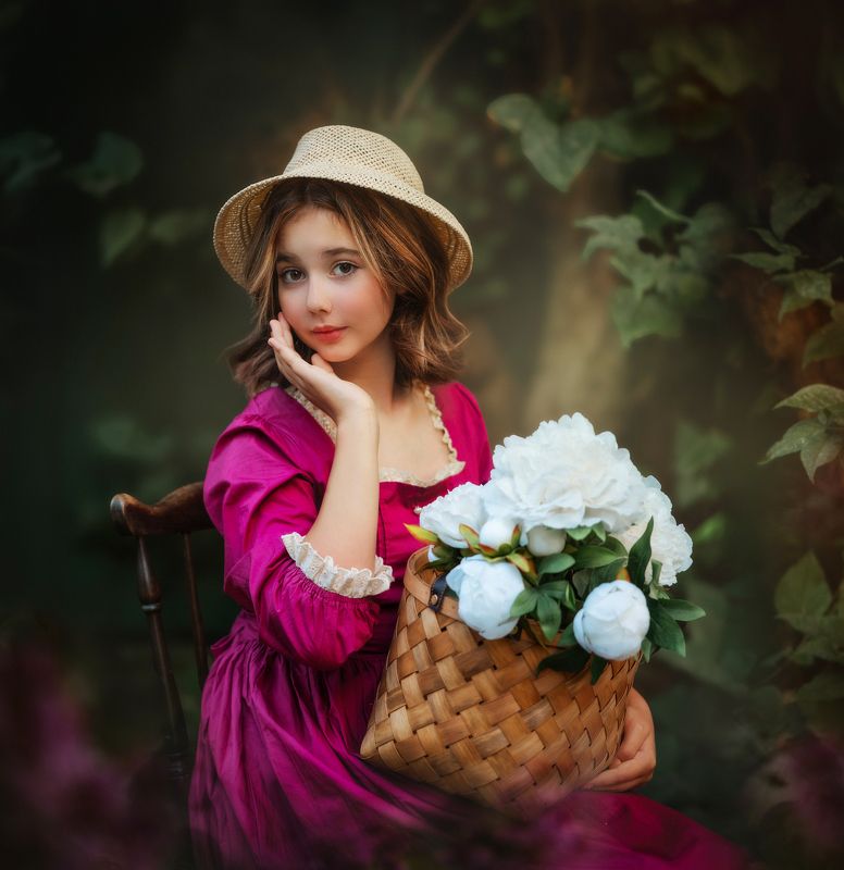 В саду фото превью