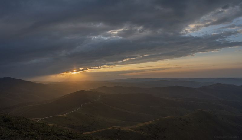 В закатных красках